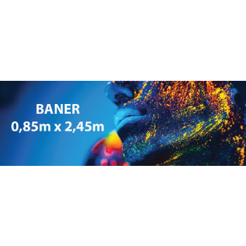 Reklama na banerze 0,85 x 2,45m